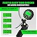 Rhino USA Digital Tire Pressure Gauge with Inflator (250 PSI) Professional Air Chuck & Air Compressor Attachments - High Pressure Tire Gauge with 0.1 Display Resolution - Best Car Accessories (1-Pack)