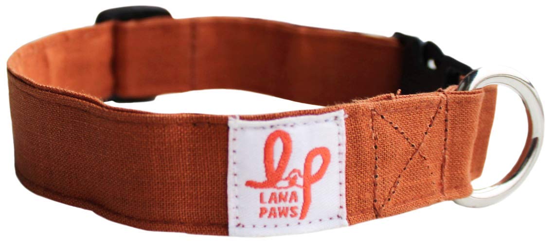 Lana Paws Eco-Friendly Hemp Dog Collar (Cinnamon Brown) (B08VWKLY3W) Amazon Price History, Amazon Price Tracker