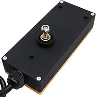 Vista 4 de Transmisor y receptor de control remoto de grúa inalámbrica industrial, 10 botones, material resistente a la corrosión PA66, ignífugo reforzado