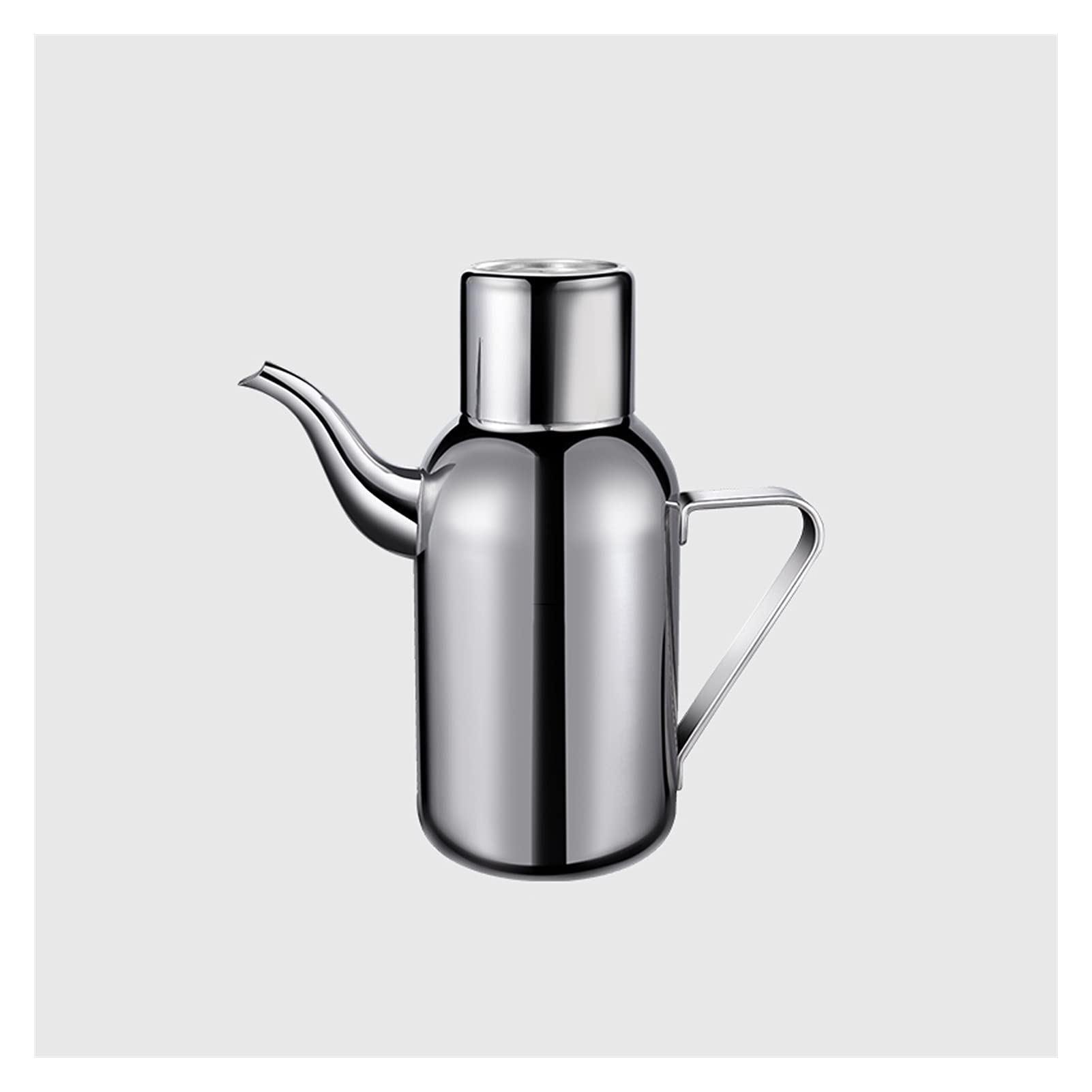 Distributeur d'huile bouteille de cuisine en inox - Huilier récipient pour huile olive