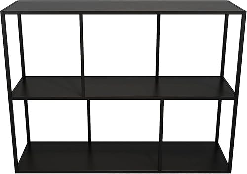 BNNP Estantería de almacenamiento vertical para gabinete, estantería de hierro para el hogar, sala de estar, oficina, estante de almacenamiento de