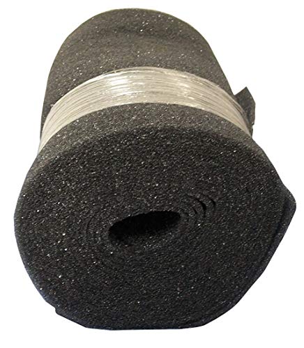 Roll of white filter media 24 inches wide — shows the continuous length you cut filter blanks from