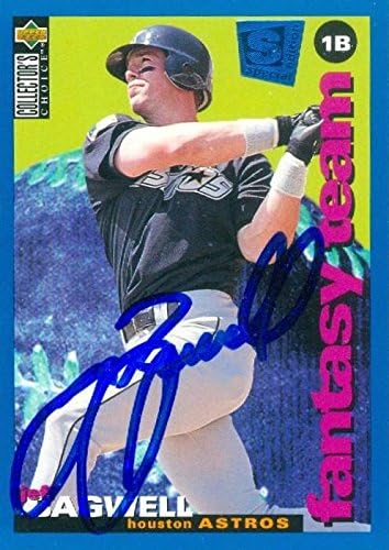 Jeff Bagwell autographed baseball card (Houston Astros, SC) 1994 Upper Deck Fantast Team #254