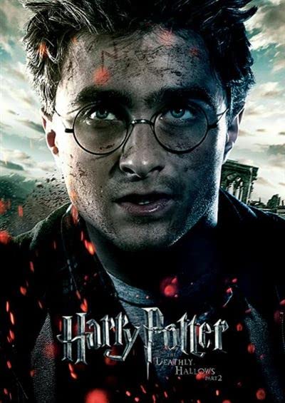 Poster Harry Potter 30x40cm à encadrer, déco salon ambiance cinéma Les Reliques de la Mort