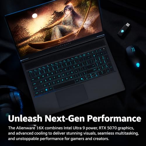 Image of Alienware 16X Aurora Gaming Laptop Intel Ultra 9 275HX RTX 5070 64GB + 4TB