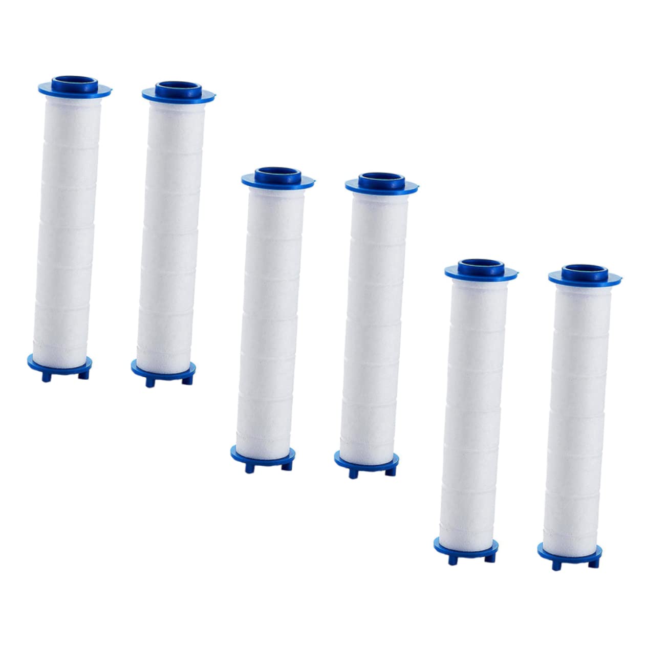 6Pcs Shower Filter Replacement High Compression Filter for Clean Water Compatible with Various Shower Heads Efficient Debris and Fast Drying