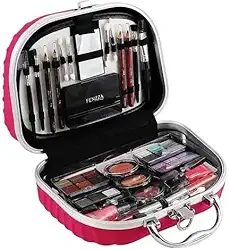 Maleta De Maquiagem Profissional FZ60005 Rosa, Fenzza