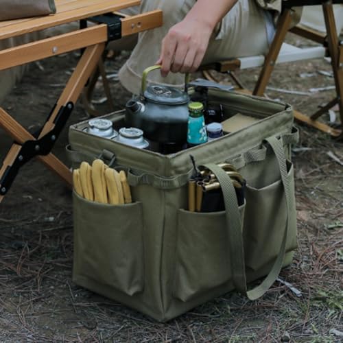 Sac de rangement camping multifonctionnel et pliable à compartiments modulables - 5