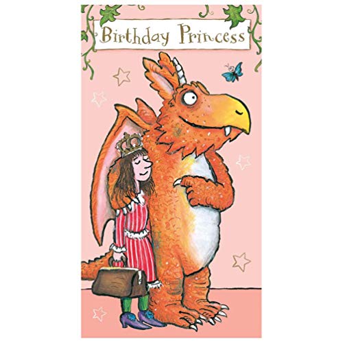 Zog Birthday Princess Birthday Card,Multi Colour,ZG001