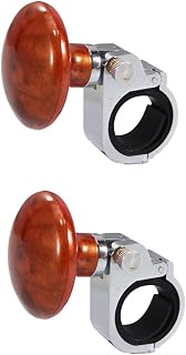 Vaguelly 2pcs Automotive Steering Wheels portafilter Steering Wheel Assisted Ball Power Ball Metal Brody