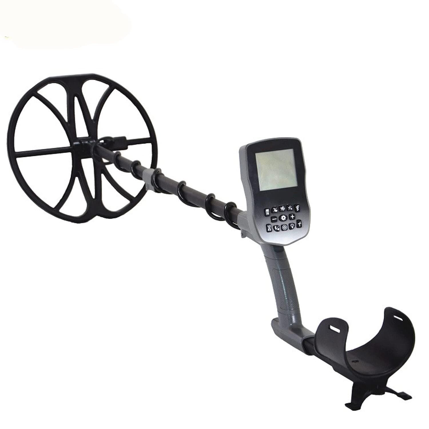 Detector de Metales de Oro subterráneo con Auriculares inalámbricos y Bobina de búsqueda de 12", Pantalla de menú LCD de Alta sensibilidad, for Joyas, Monedas y Reliquias de Oro y Plata