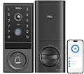 TCL Video Smart Lock D1 Max, 3-in-1 2K Camera+Doorbell+Fingerprint Door Lock, Built-in Wi-Fi Deadbolt for Front Door, Keyless Entry, Auto Lock, App Remote Control, Easy Installation