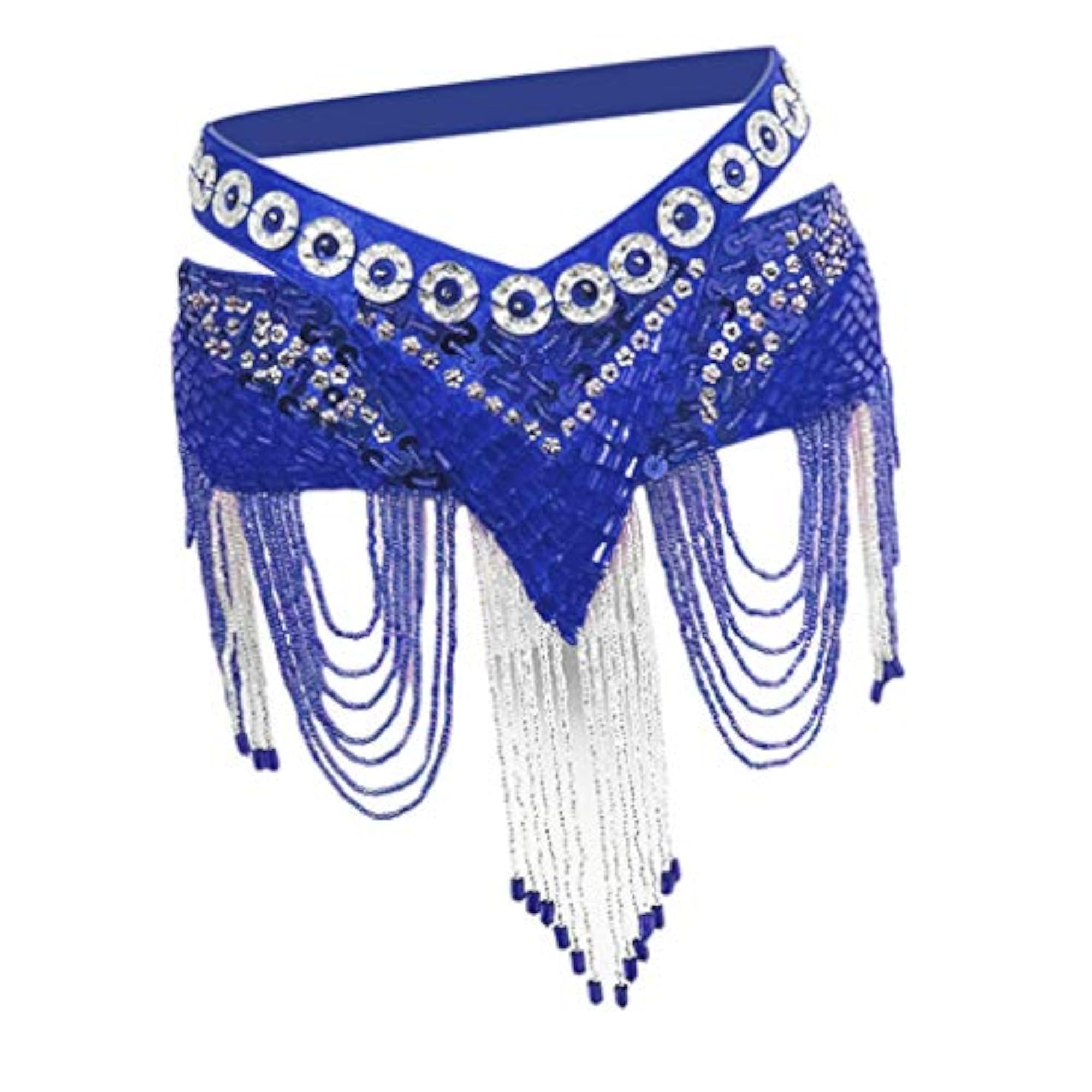 Dark Blue Belly Dance Waist Chain Belt, Elegant Accessory