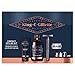 King C. Gillette Kompakt-Styling-Geschenkset: Sicherheitsrasierer Mit Doppel-Schneidekante + 5 Klingen + Transparentes Rasiergel 30 ml + Waschgel Für Bart Und Gesicht 60 ml