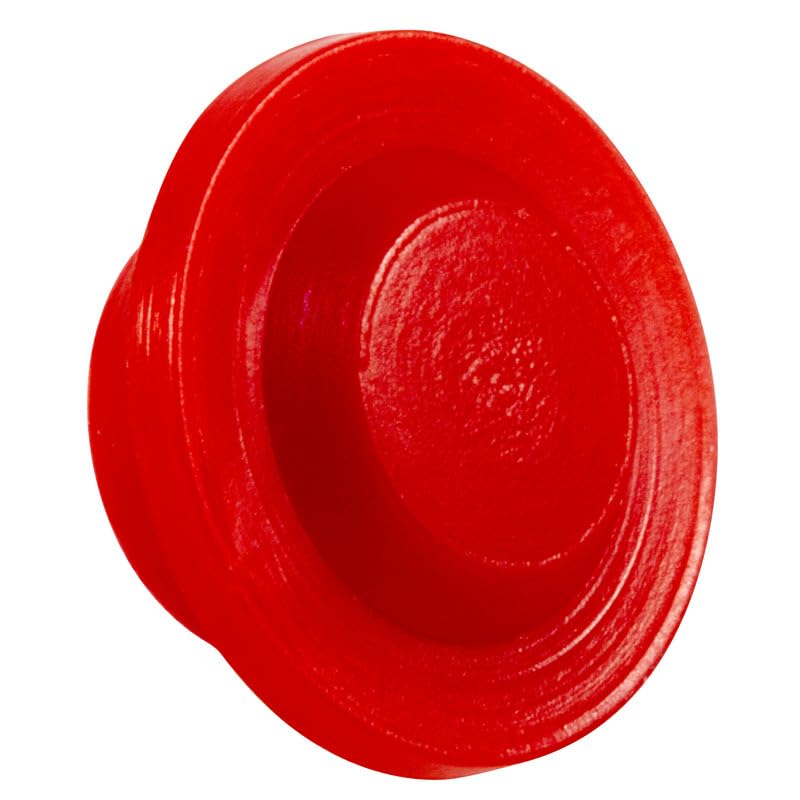 Tapones de grasa GC-18 de plástico PE-LD rojo Caplugs 99191557 para tapa juego de 500 piezas 5