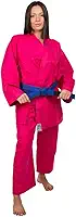 Kimono Adulto Reforçado Judo Jiu-Jitsu, Haganah, Rosa, A0