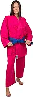 Kimono Adulto Reforçado Judo Jiu-Jitsu, Haganah, Rosa, A0