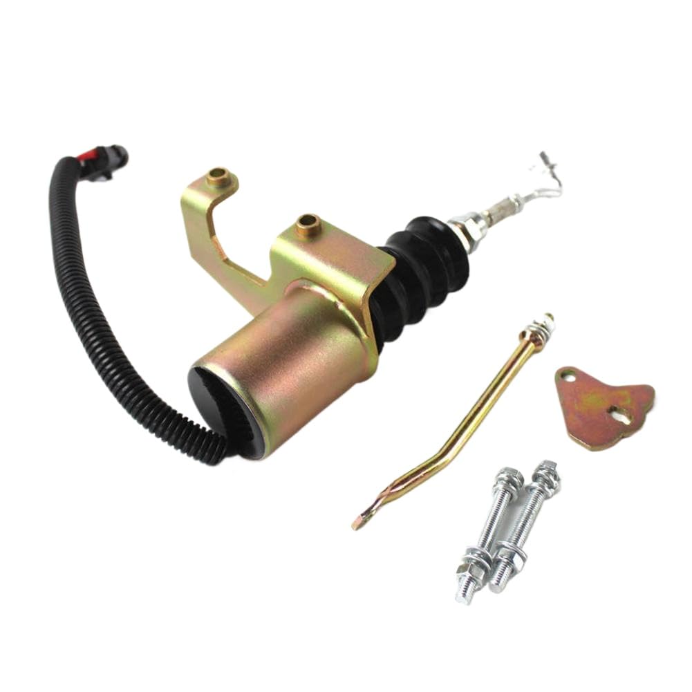 Jhshhpmec Onecolor 12V Fuel Shutoff Stop Solenoid Replacement For Rsv Cut Off Diesel Shutdown Solenoid 1751Es Sa-3799-12 Compatible With 3 Months