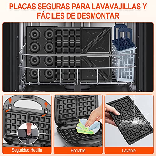 Tostadoras Y Sandwicheras, Kitchen waflera Marca ANTUVI (3)