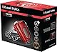 Russell Hobbs Handmixer [Handrührgerät] Desire Rot (5 Geschwindigkeitsstufen+Turbofunktion, 2 spülmaschinengeeignete Rührbesen & Knethaken, Auswurftaste, aufrechte Parkposition) Handrührer 24670-56