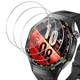 GEEMEE per Huawei Watch GT7 Pro/GT 7 Pro 46MM Pellicola Vetro Temperato, 3 Pack Durezza 9H Copertura Completa Protezione Schermo Vetro Temperato Anti Graffi Protector - Trasparente
