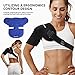 Suptrust Shoulder Ice Pack Rotator Cuff Hot Cold Therapy, Ice Packs for Injuries Reusable, Shoulder Support Ice Wrap for Frozen Shoulder, Sports Injuries, Bursitis, Tendinitis & Surgery Recovery(L)