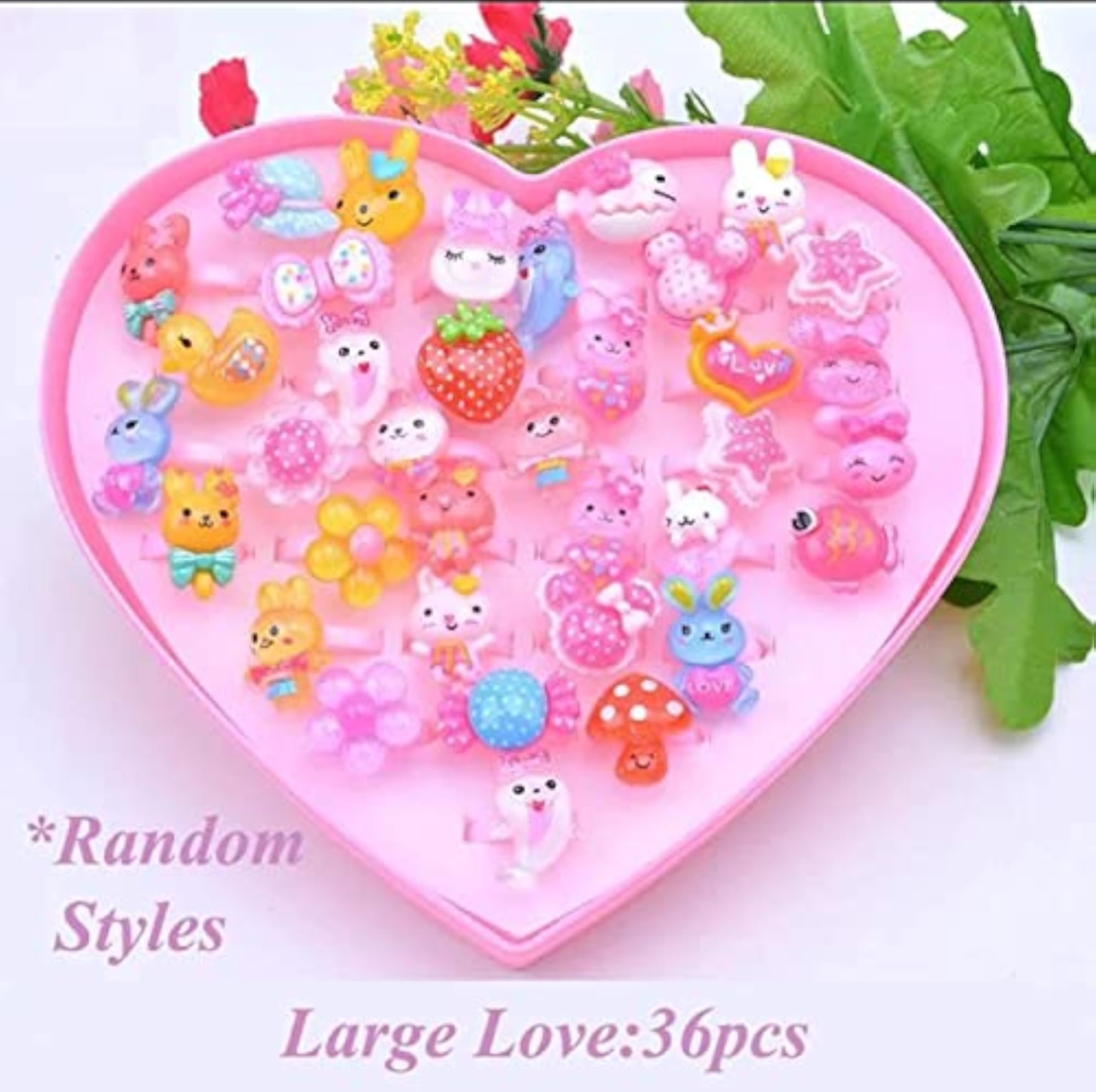 Cartoon Shaped Plastic Play Toy Finger Ring for Kids