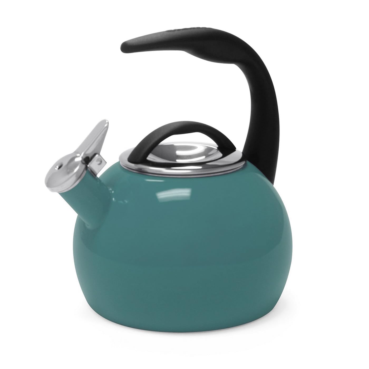 Chantal Anniversary Enamel on Steel Whistling Tea Kettle, 2 quart (Tidal Teal)