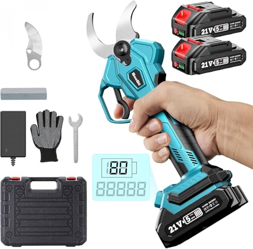 SEESII Sécateur Électrique sans Fil, 40mm Secateur Electrique Professionnel avec