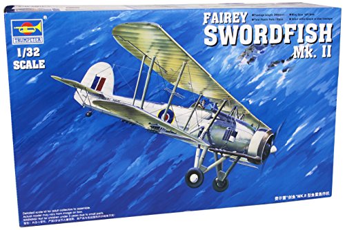 Trumpeter 3208 - Modellismo Aereo, aerosilurante imbarcato Swordfish Mark II Fairey