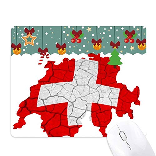 Alfombrilla de ratón para ordenador con patrón abstracto de Suiza, tapete de oficina y juego