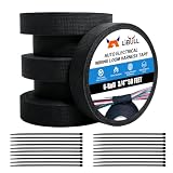 LiBull Wire Harness Tape, 3/4 Inch x 50FT Cloth Electrical Tape 6-Roll