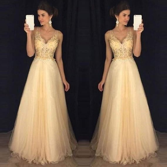 Amazon.com: Yiwiltr Vestido de cóctel de talla grande para mujer, vestido  formal sexy, sin mangas, vestido largo con cuello en V : Ropa, Zapatos y  Joyería