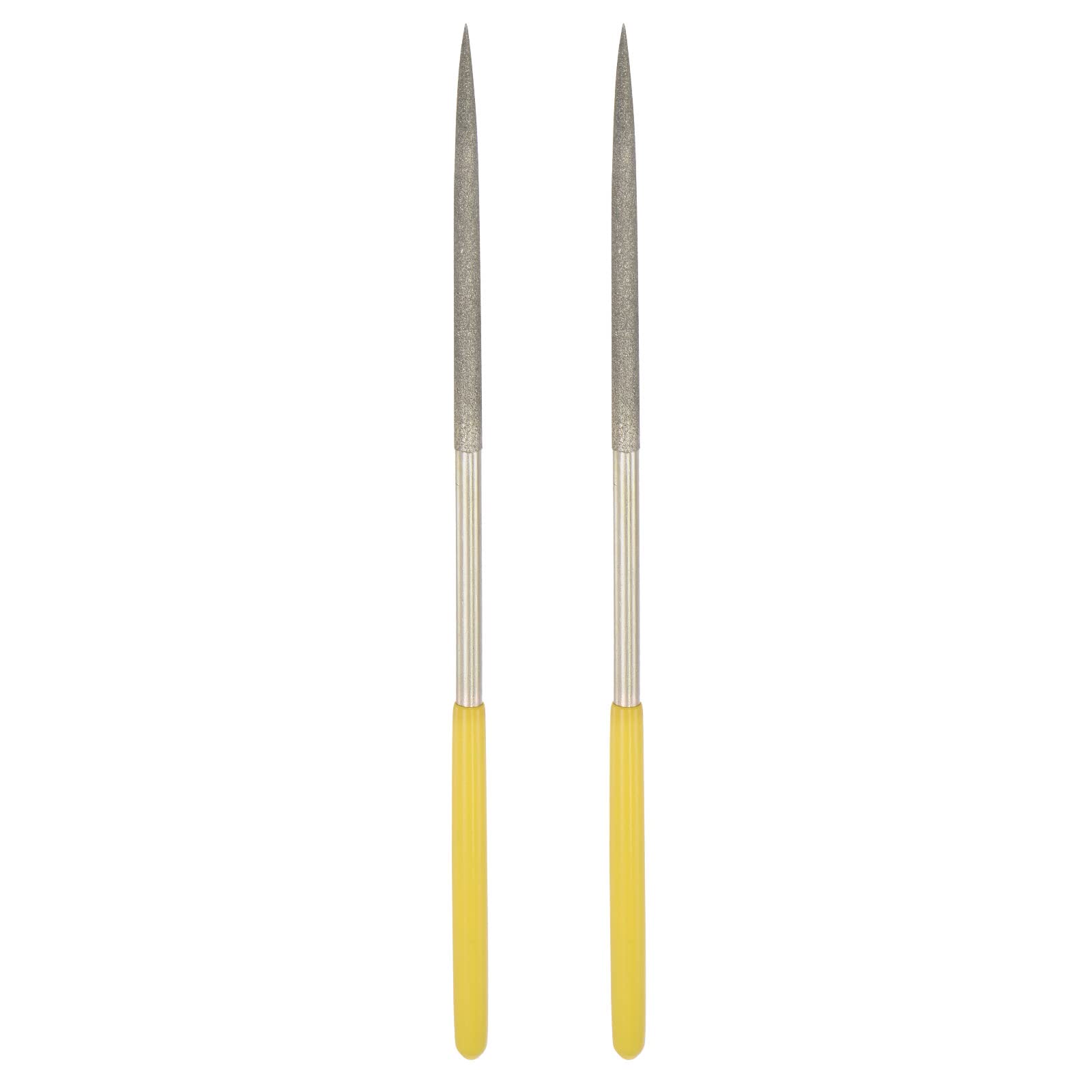 Limes à aiguilles diamantées uxcell de 180 mm pour le façonnage précis du bois et de la pierre