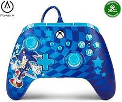 PowerA Advantage Wired Gaming Controller for Xbox Series X/S, Xbox One, PC, Windows 10/11, Sonic Style, Blue (
