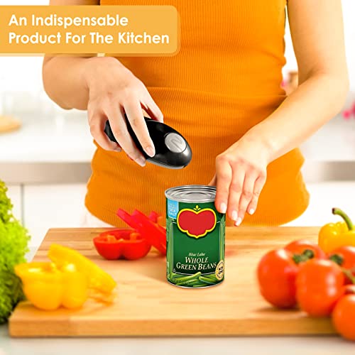 Electric Can Opener, Can Opener Smooth Edge,Stainless Steel a Simple Push Automatic Electric Can,Best Kitchen Gadget for Arthritis
