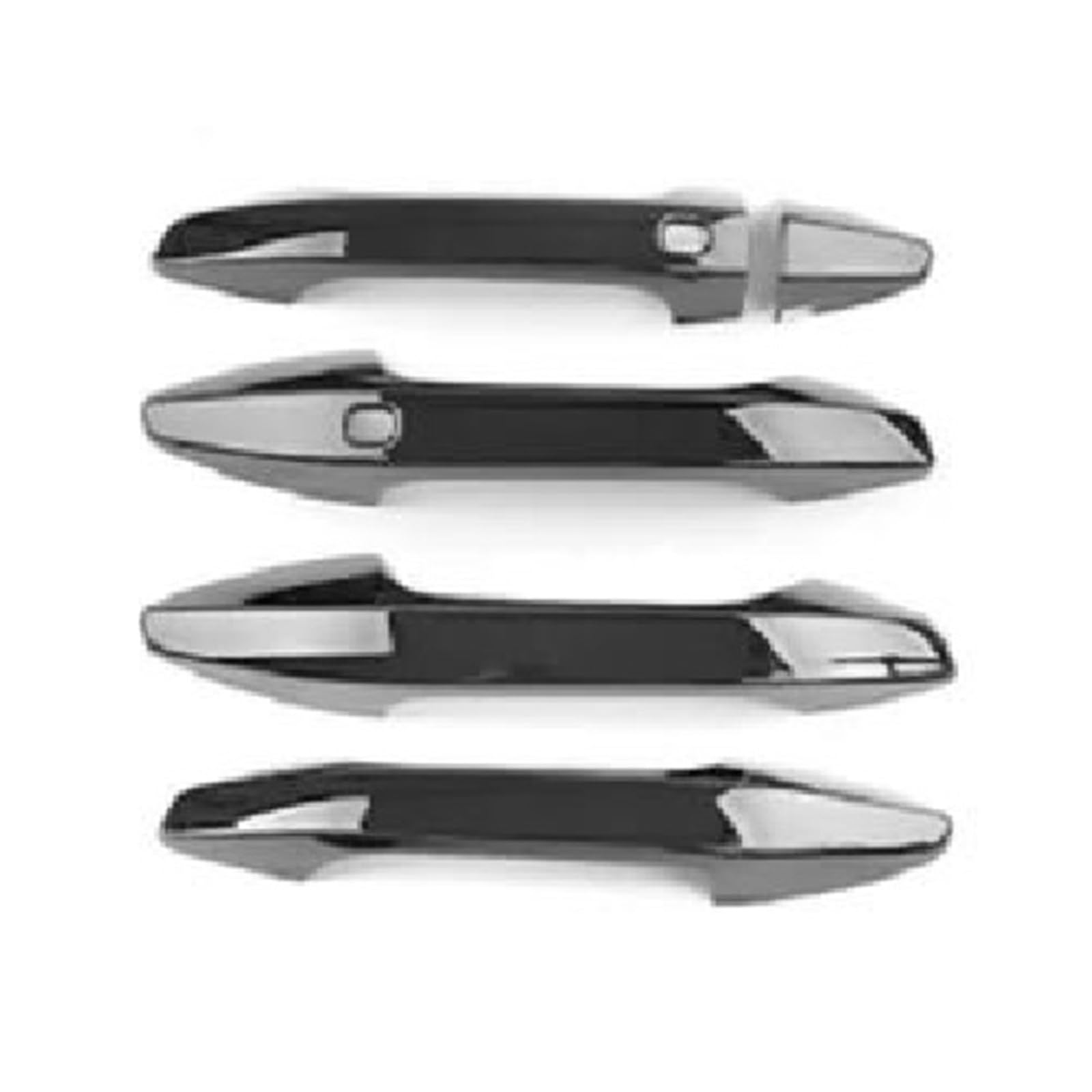 JTWMTY LHD/RHD for Kia for Sportage NQ5 2022-2026 Car Exterior Door Handle Cover Carbon Fiber Bright Black Trim(Style 2)