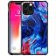 Blue Red Trippy Psychedelic Color Art