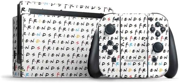 Skinit Decal Gaming Skin Compatible with Nintendo Switch Bundle - Officially Licensed Warner Bros Friends Pattern Design