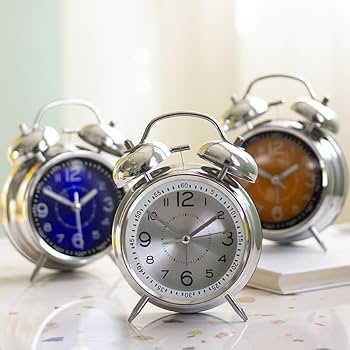 Amazon.co.jp: 絶対起きれる目覚まし時計 アナログ ベル