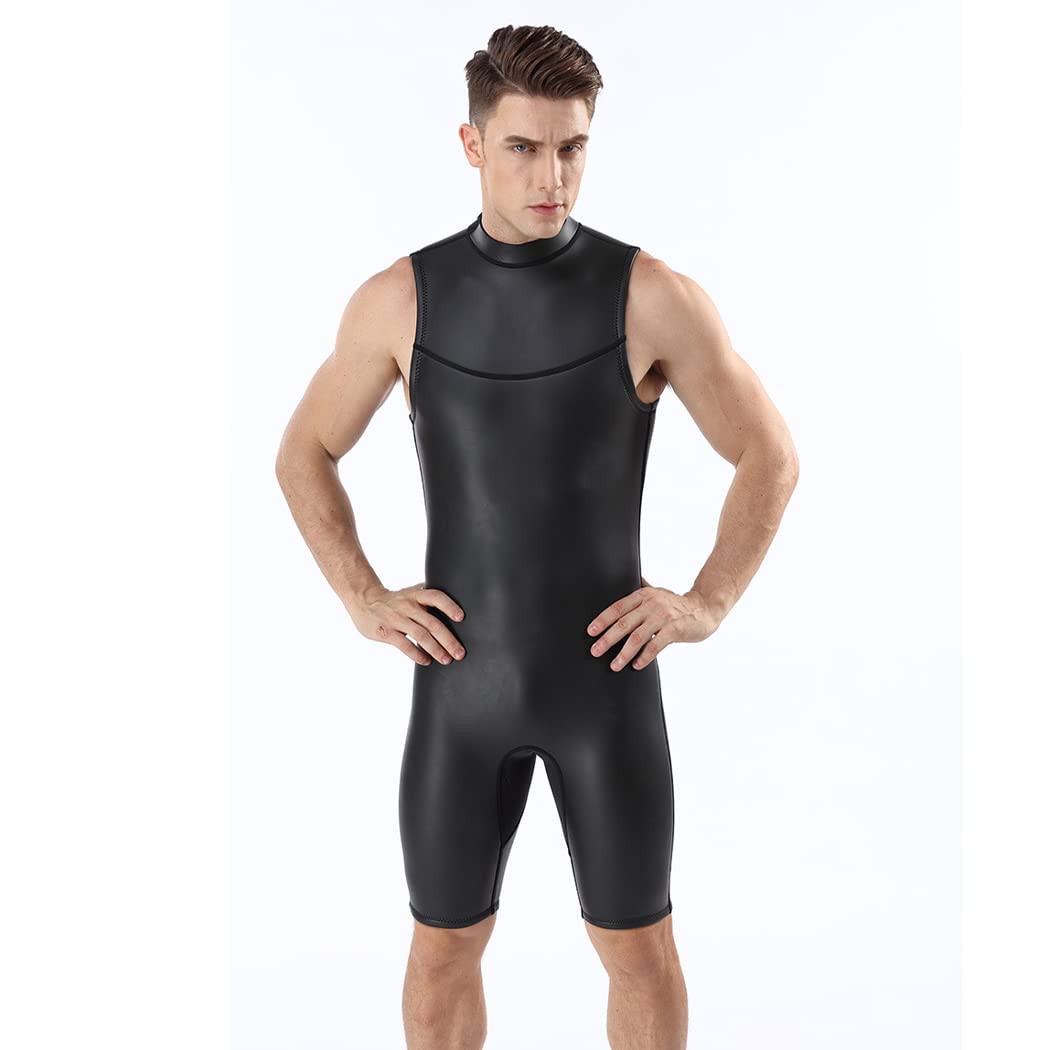ANVIGO Combinaison De Plongée Shorty Enfant 2,5mm Néoprène Thermique - Maillot Une Pièce Chaud Pour Surf, Natation, Plongée Et Jet Ski
