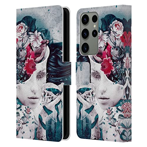 Étui en Cuir Samsung S23 Ultra Solitude Surréel Riza Peker Élégant