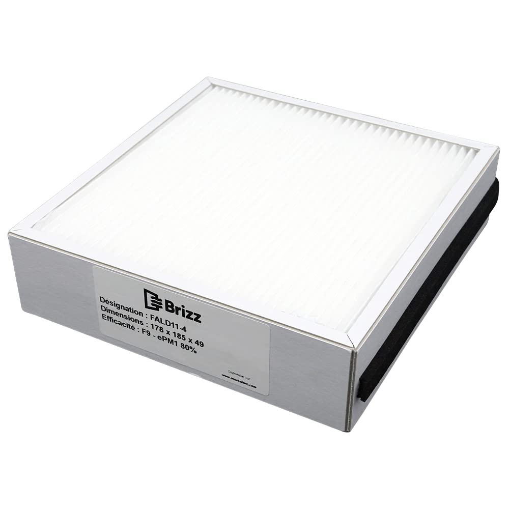 BRIZZ – Filtro compatible purificador de aire ALDES InspirAir Home SC240 – tipo de filtración: bacterias