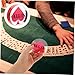 ERINGOGO Poker Game Dealer Button Double Layer Acrylic Chip for and Bright Lightweight Game Prop for Indoor Outdoor Use