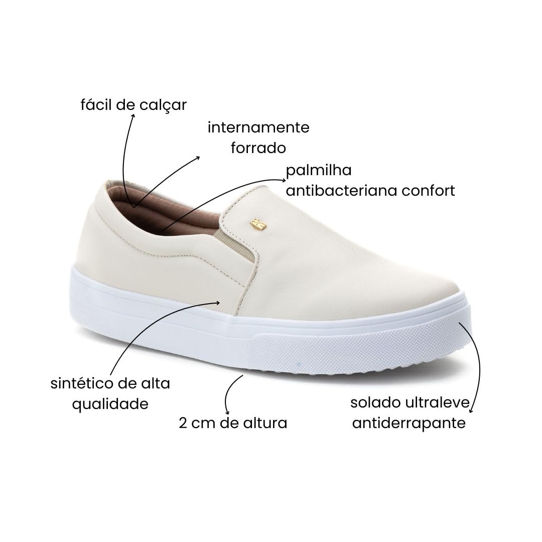 Tenis Slip On Feminino Iate Casual Estilo Shoes em promoção! Veja a oferta e mais achadinhos de Tênis 3 Hoje é o melhor dia para comprar Tenis Slip On Feminino Iate Casual Estilo Shoes com aquele preço maroto! Promoção! Aproveite a oferta! 3