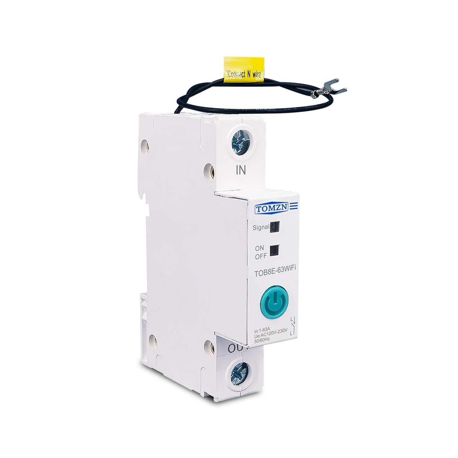 Disyuntor WiFi 63A con control remoto eWelink para carril DIN