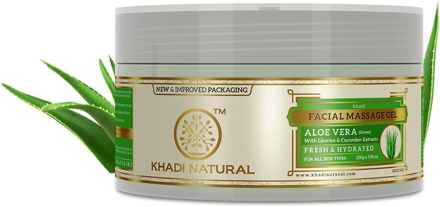 Ayurvedic Herbal Aloevera Green Gel With Liqorice And Cucumber Extracts Perfect For Oily Skin (200 G)