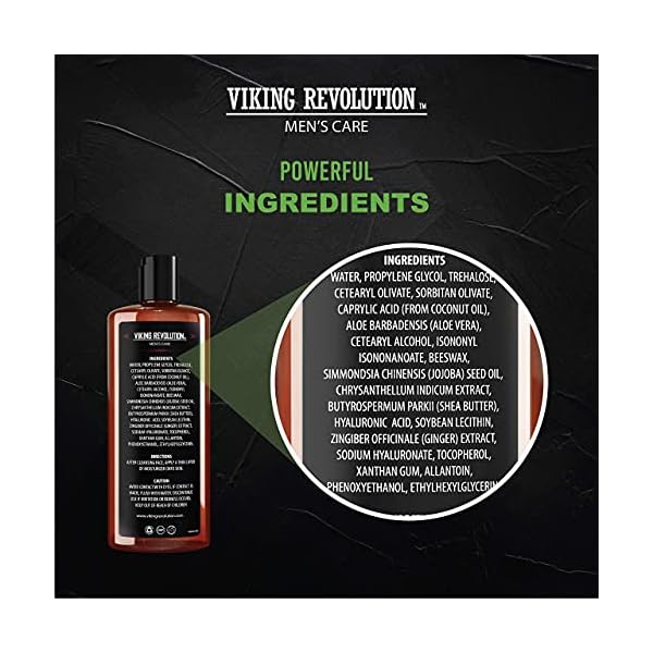 Viking Revolution - Natural Moisturizer Cream for Skincare, Anti Wrinkle & Anti Aging Facial Cream/Lotion, Mens Face Care