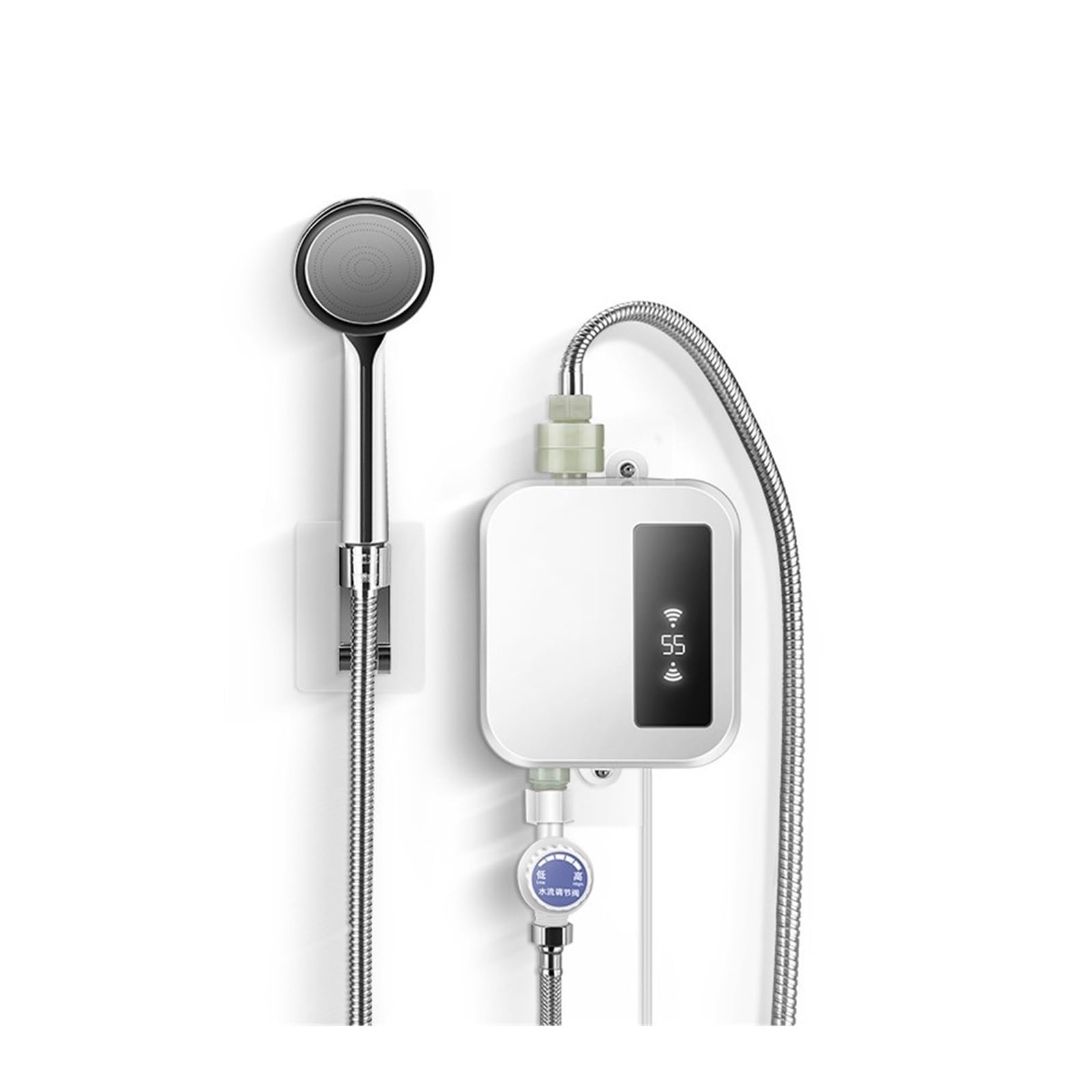 Chauffe-eau instantané 3500W avec affichage température et chauffage rapide 3S