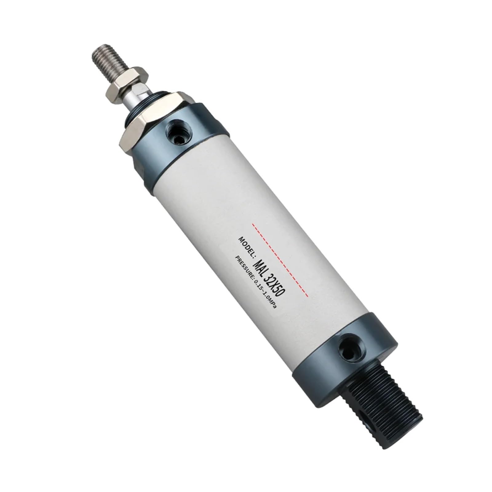 Vérin pneumatique MAL 32 mm en aluminium haute résistance double effet